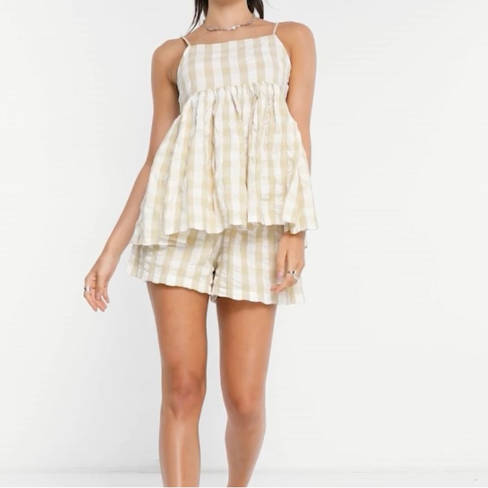 ASOS gingham set! Size 4 - perfect condition, only worn once